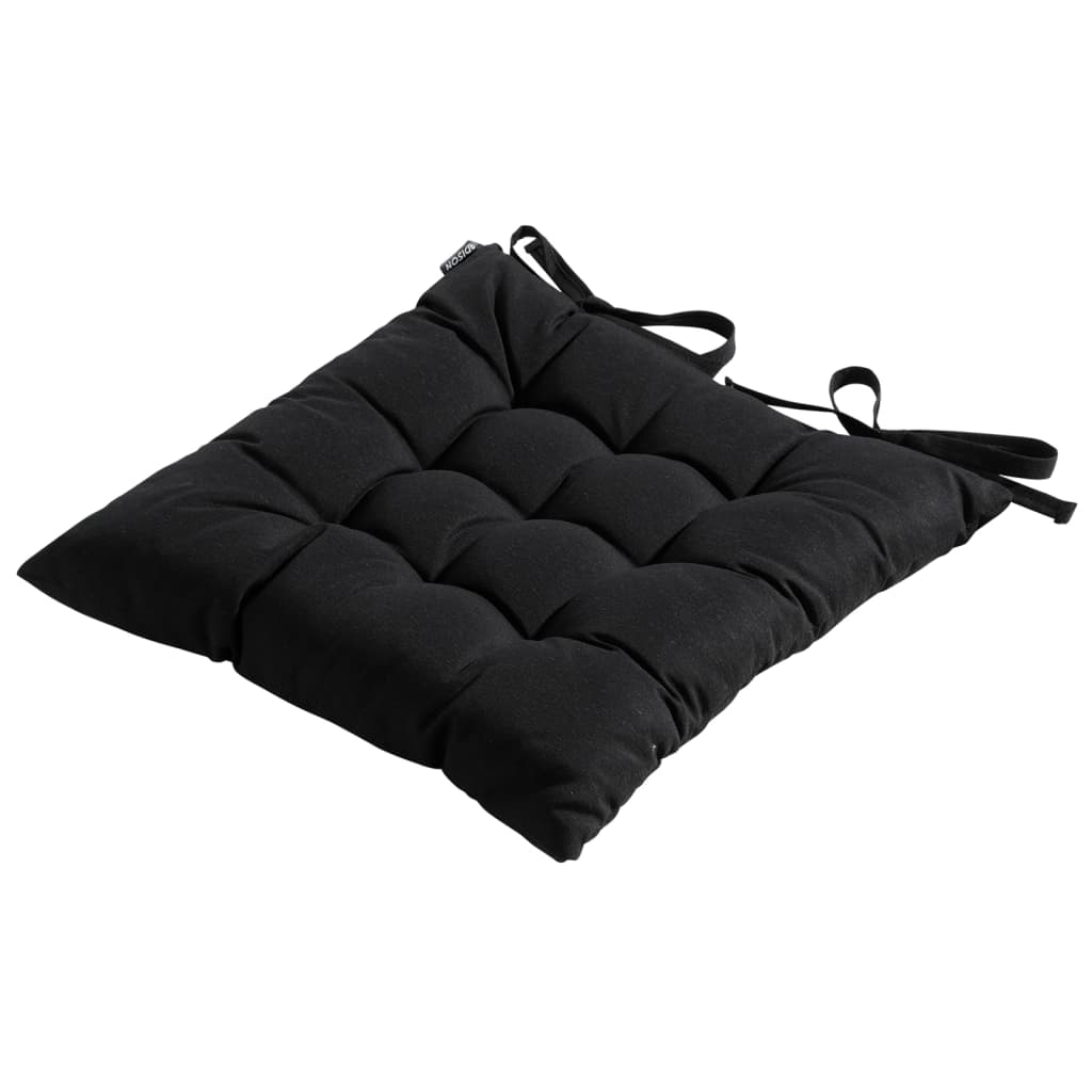 Stolsdyna Panama 46x46 cm svart