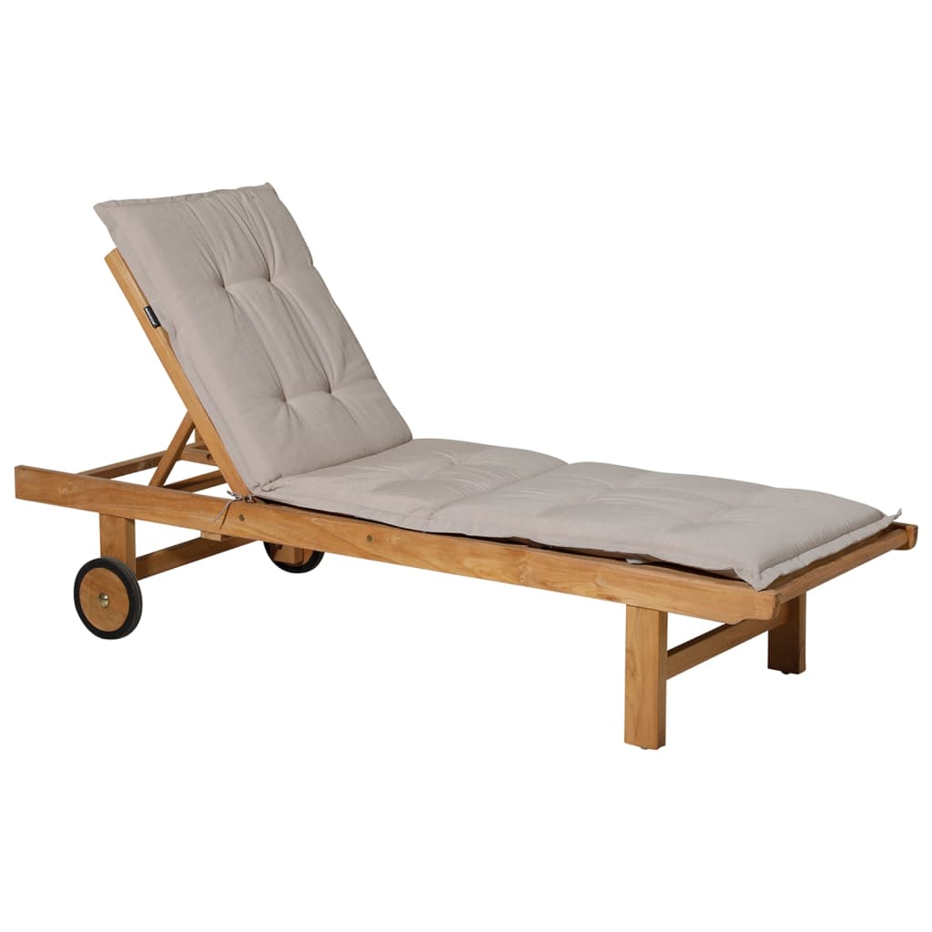 Dyna till solsäng Panama 200x60 cm ljusbeige