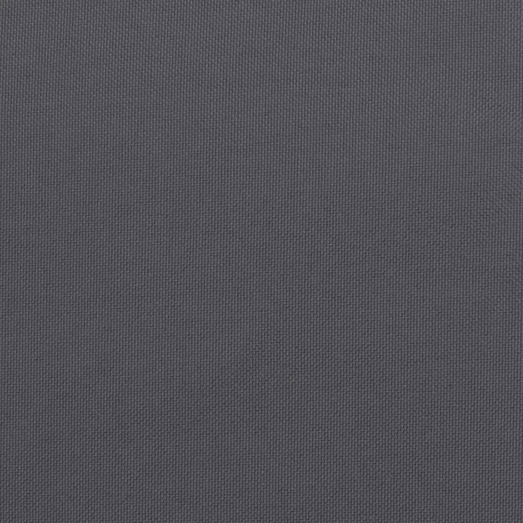 Stolsdynor 2 st antracit 120x50x3 cm tyg
