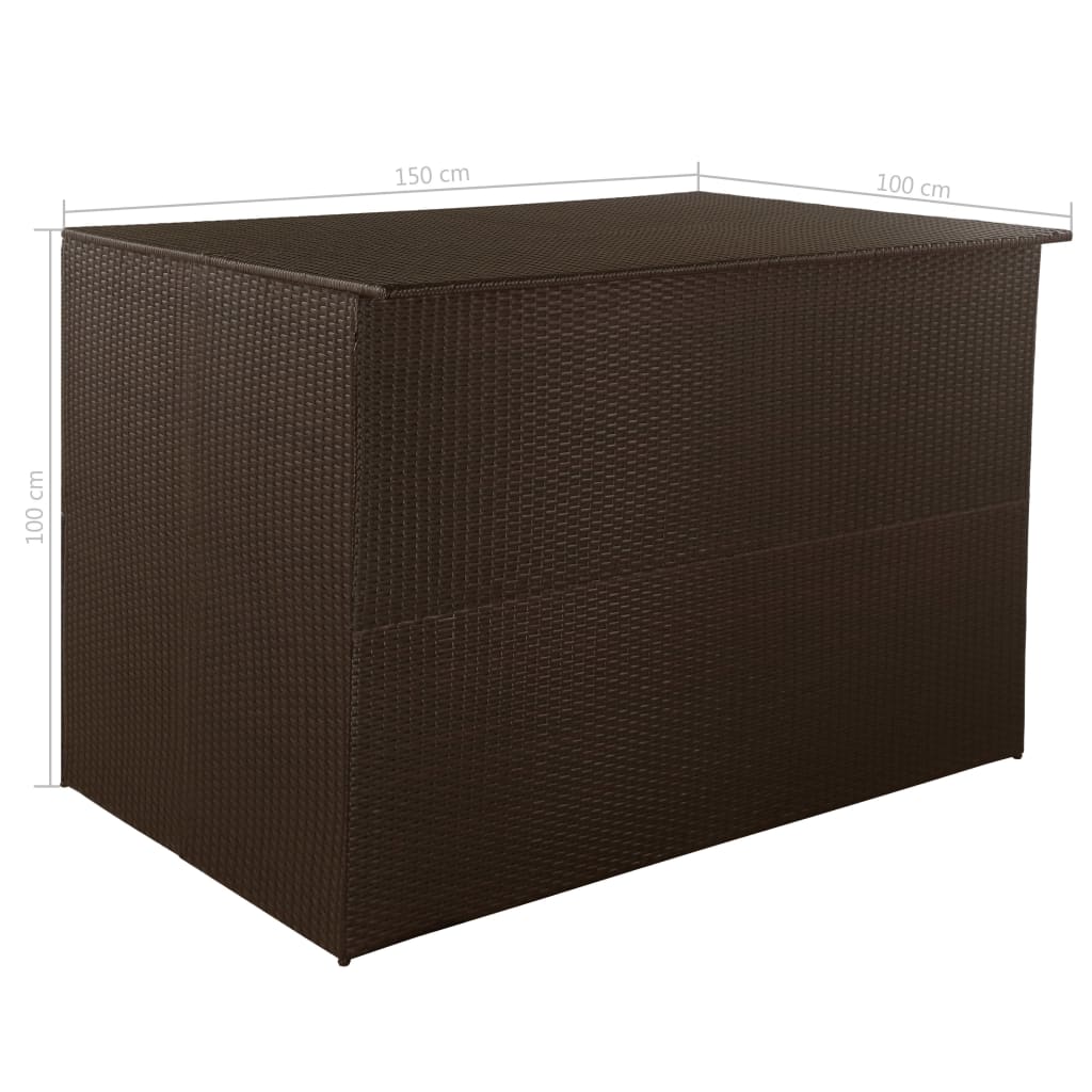 Dynbox 150x100x100 cm konstrotting brun