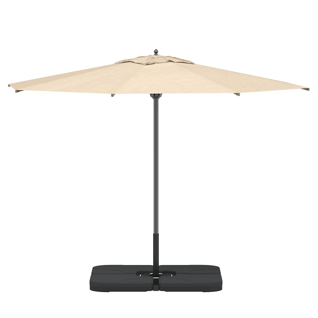 Bärbar parasollfot sand/vattenfylld 60 L