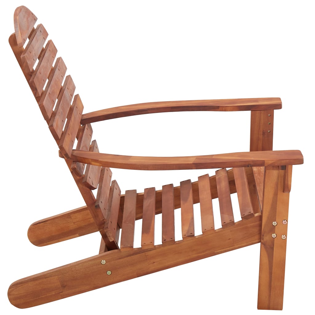 Adirondackstol massivt akaciaträ