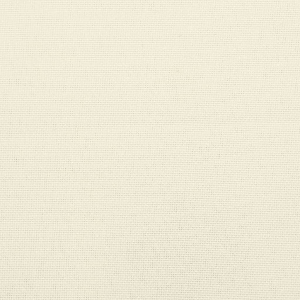 Stolsdynor 4 st gräddvit 100x50x3 cm oxfordtyg