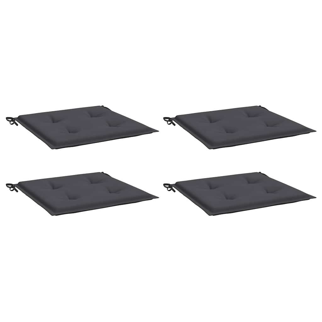 Stolsdynor 4 st antracit 40x40x4 cm oxfordtyg