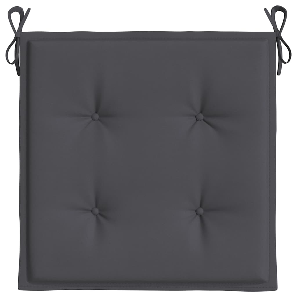 Stolsdynor 4 st antracit 40x40x4 cm oxfordtyg