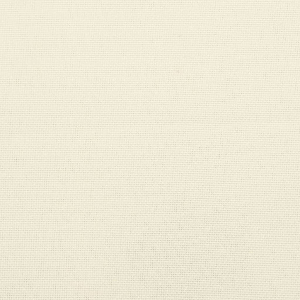Stolsdynor 4 st gräddvit 40x40x3 cm oxfordtyg