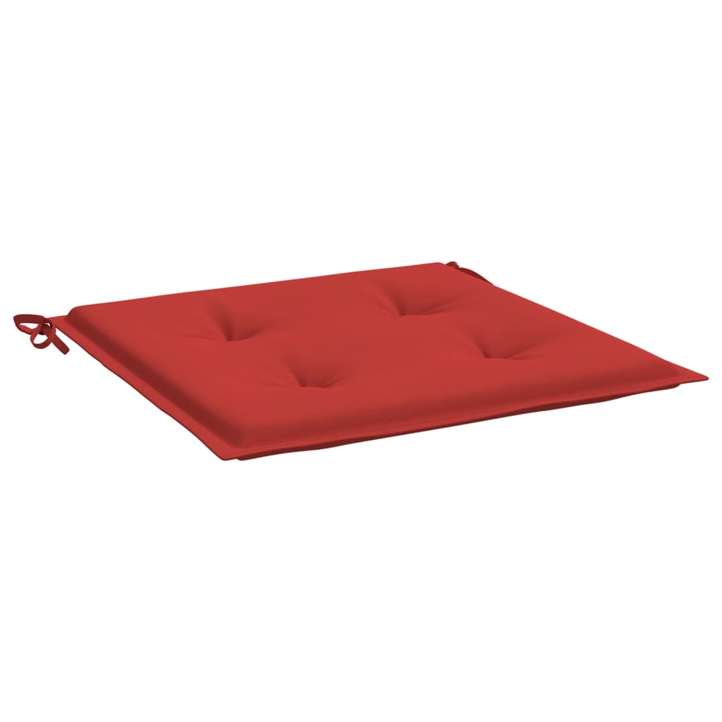 Stolsdynor 4 st röd 40x40x3 cm oxfordtyg