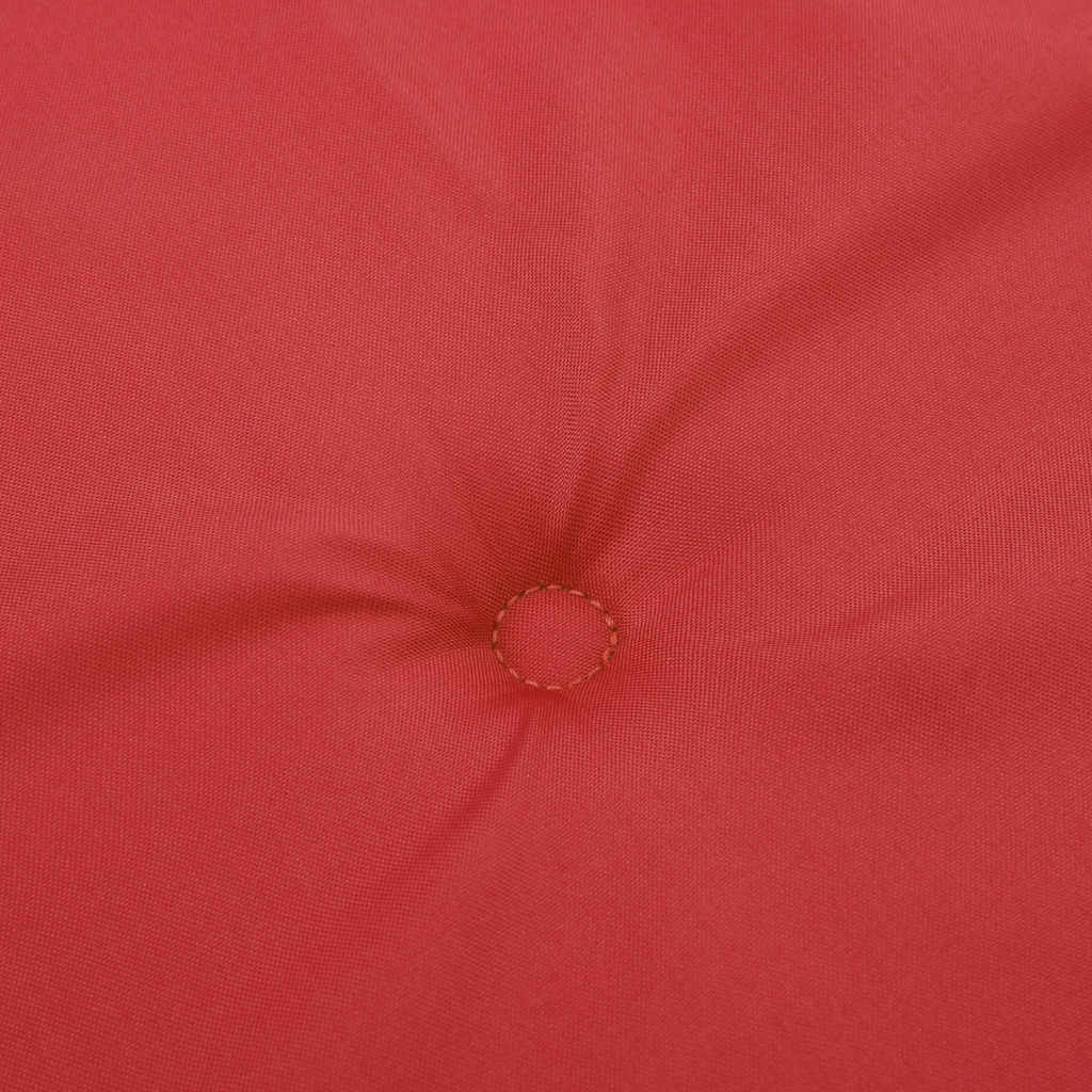 Stolsdynor 4 st röd 40x40x3 cm oxfordtyg