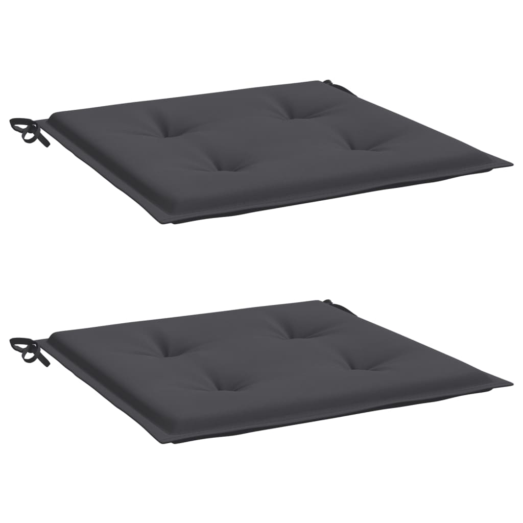 Stolsdynor 2 st antracit 50x50x3 cm oxfordtyg