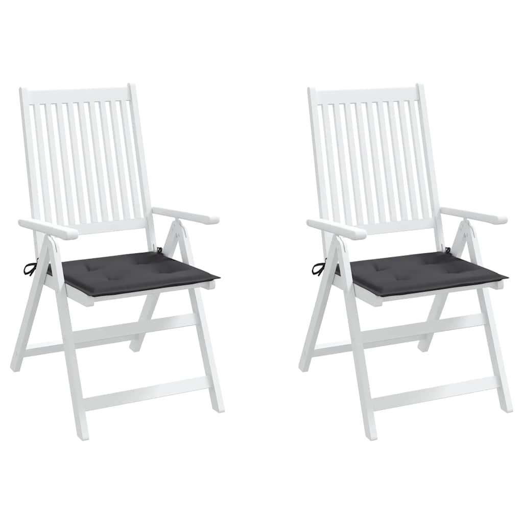 Stolsdynor 2 st antracit 50x50x3 cm oxfordtyg