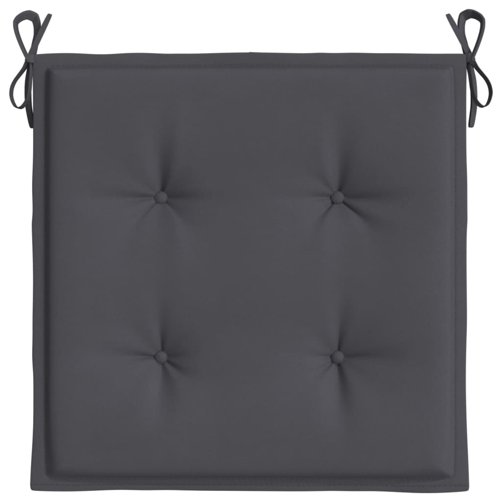 Stolsdynor 2 st antracit 50x50x3 cm oxfordtyg