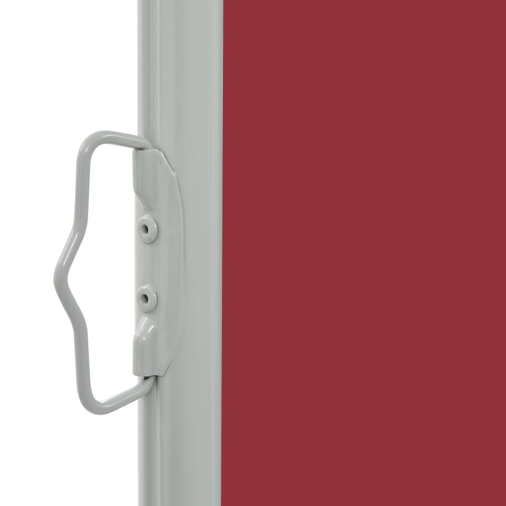 Infällbar sidomarkis 80x300 cm röd