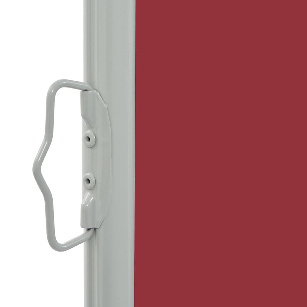 Infällbar sidomarkis 80x300 cm röd