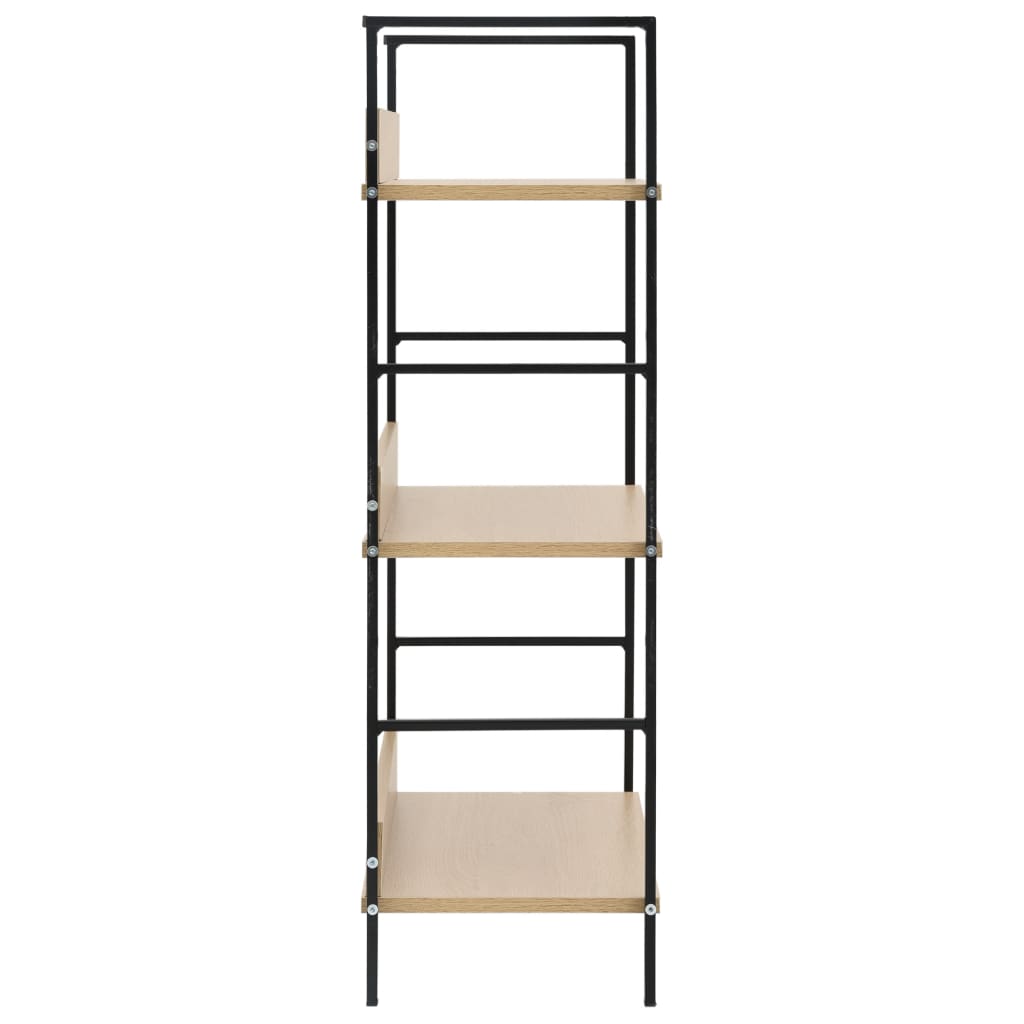 Bokhylla 3 hyllor ek 60x27,6x90,5 cm konstruerat trä