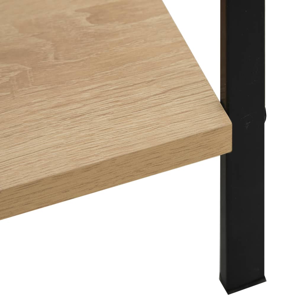 Bokhylla 3 hyllor ek 60x27,6x90,5 cm konstruerat trä