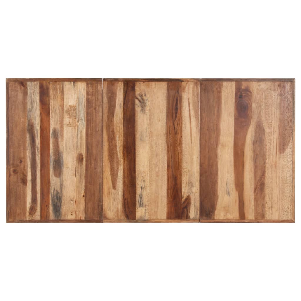 Matbord 180x90x75 cm massivt trä med honungsfinish