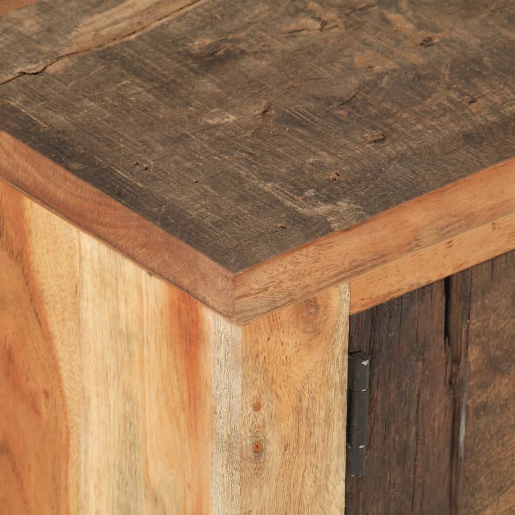Soffbord 90x50x31 cm massivt återvunnet trä