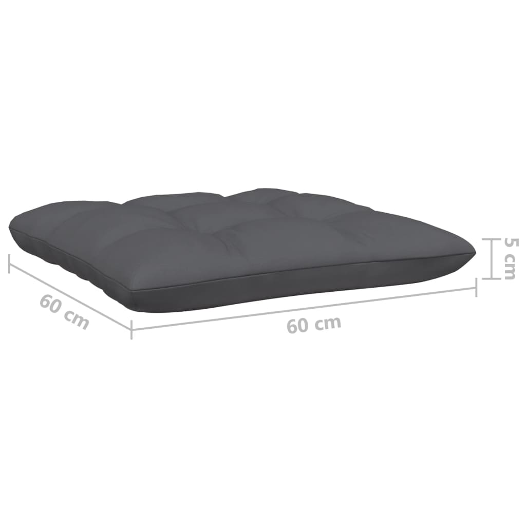 806632 Trädgårdshörnmodul med kuddar vit massiv furu