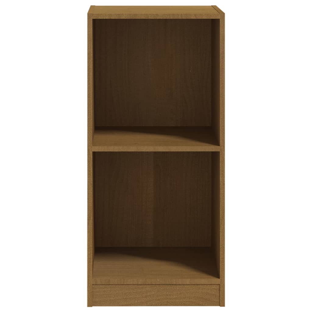 Sidobord honungsbrun 35,5x33,5x76 cm massiv furu