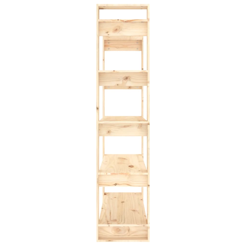 Bokhylla/rumsavdelare 80x35x160 cm massiv furu