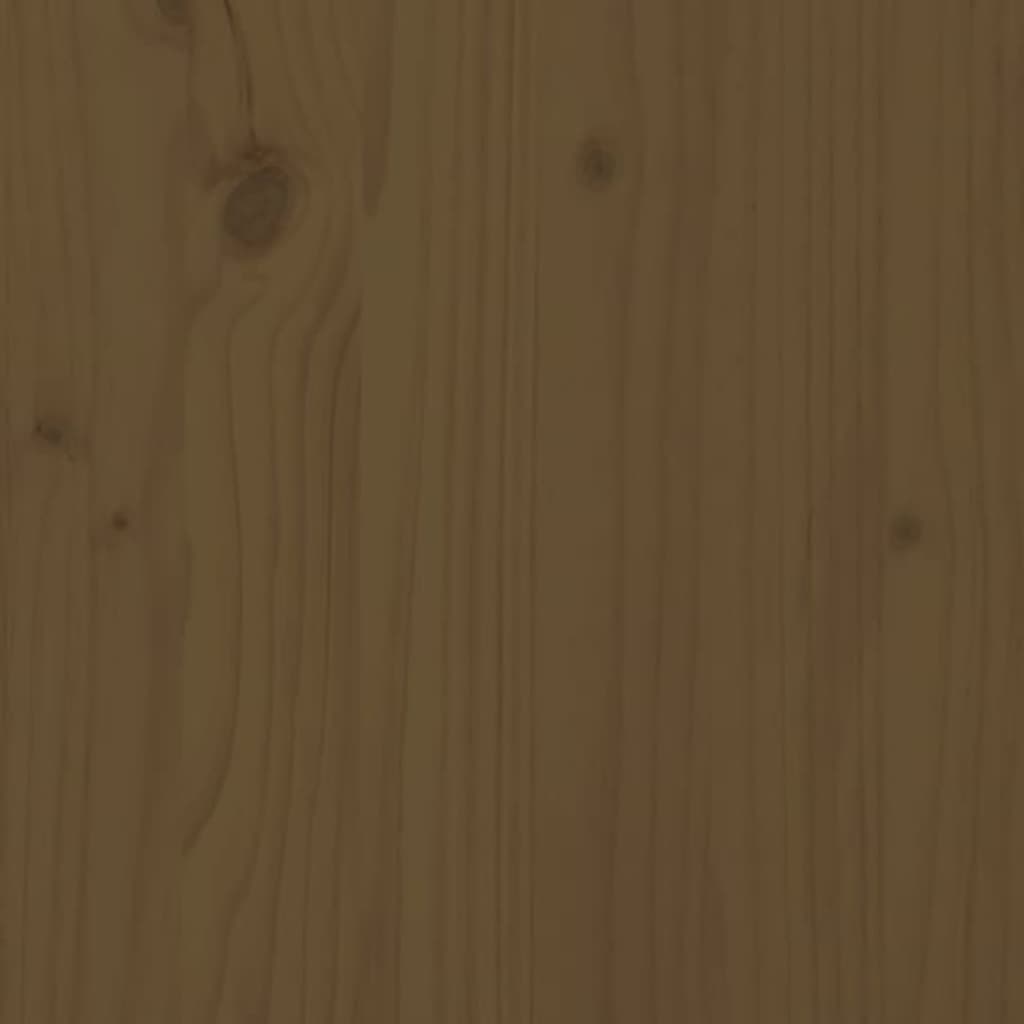 Barbord honungsbrun 80x80x110 cm massivt furuträ
