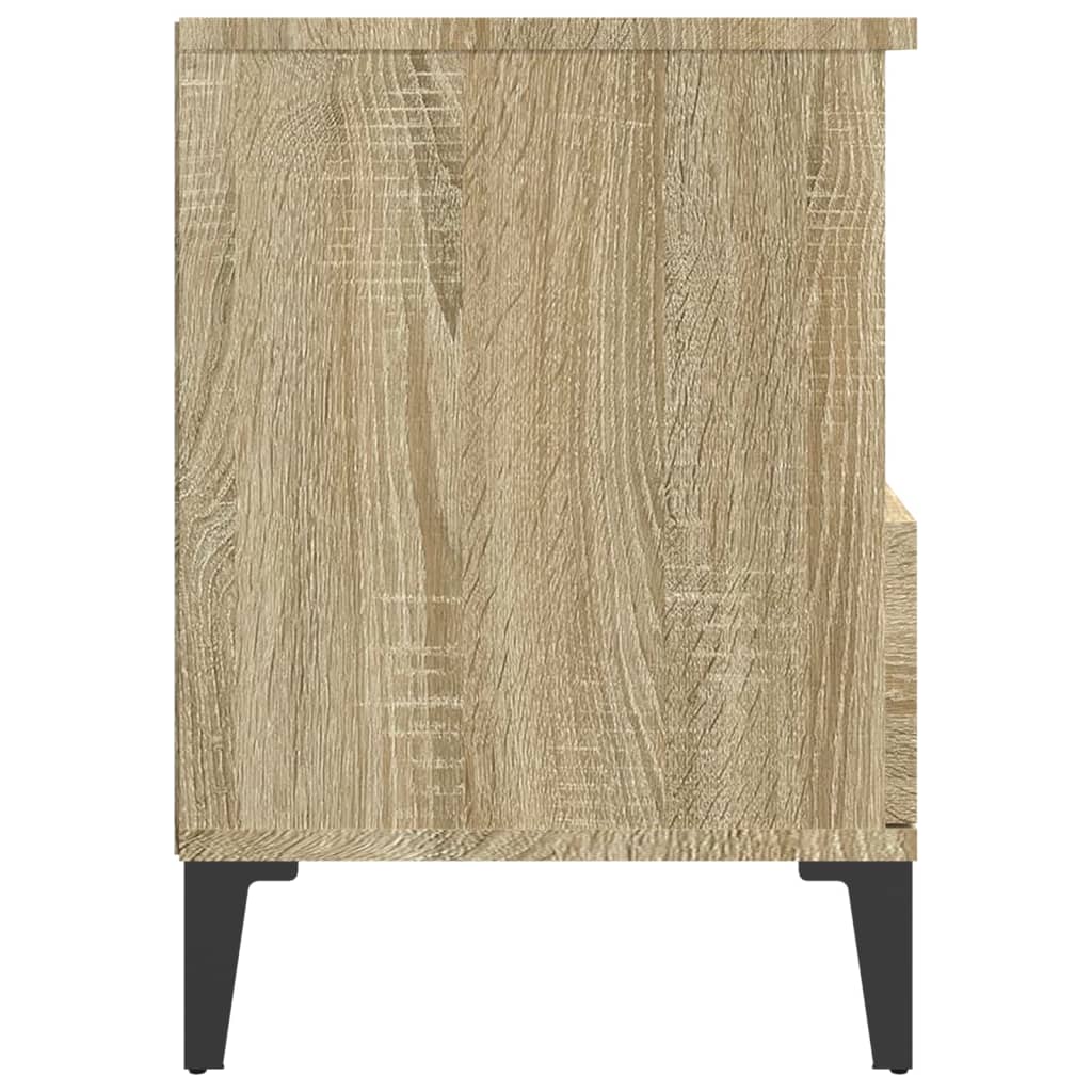 Sängbord 2 st sonoma-ek 40x35x50 cm