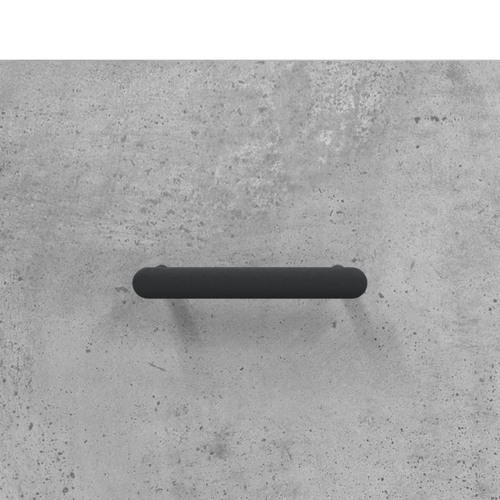 Skoskåp betonggrå 30x35x105 cm konstruerat trä