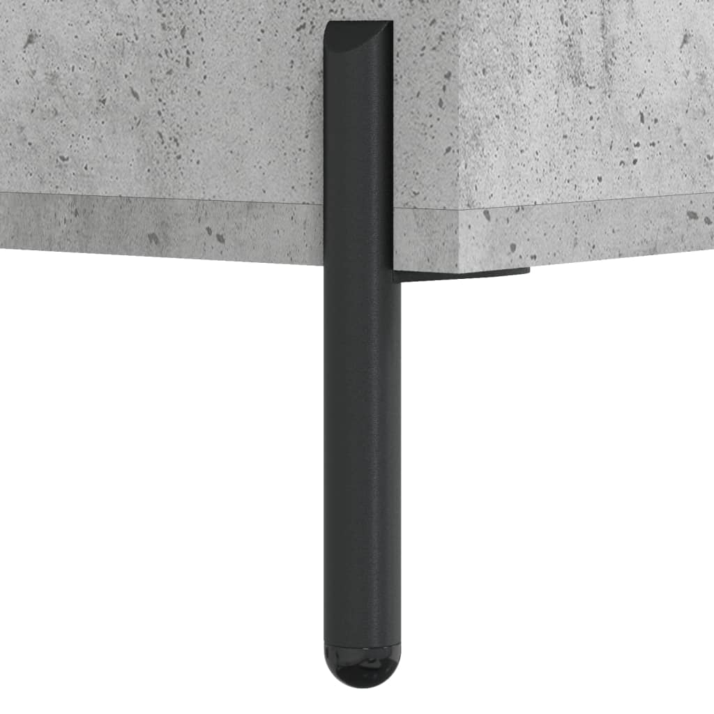 Skoskåp betonggrå 30x35x105 cm konstruerat trä
