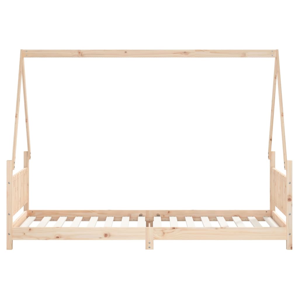 Sängram för barnsäng 80x200 cm massiv furu