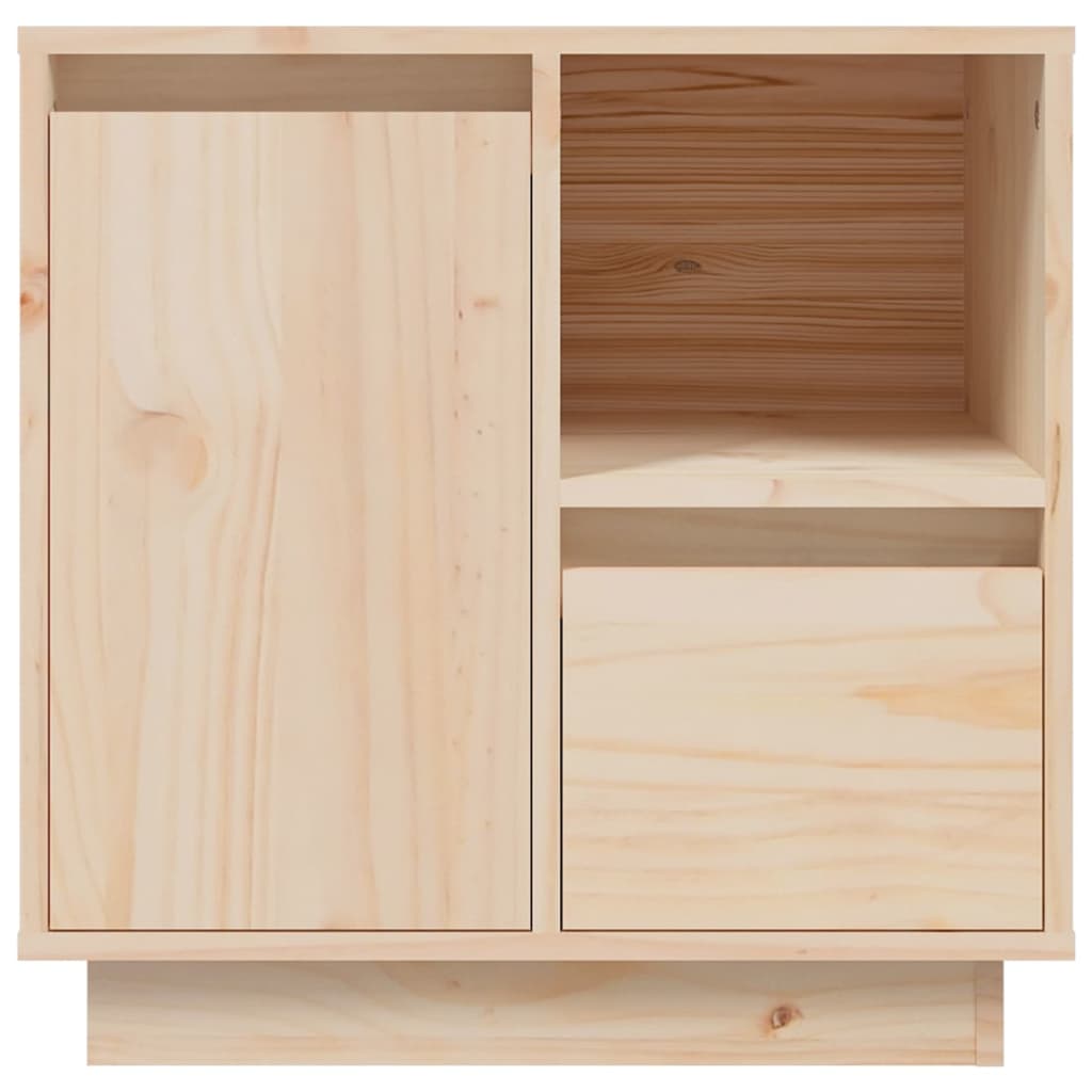 Sängbord 50x34x50 cm massiv furu