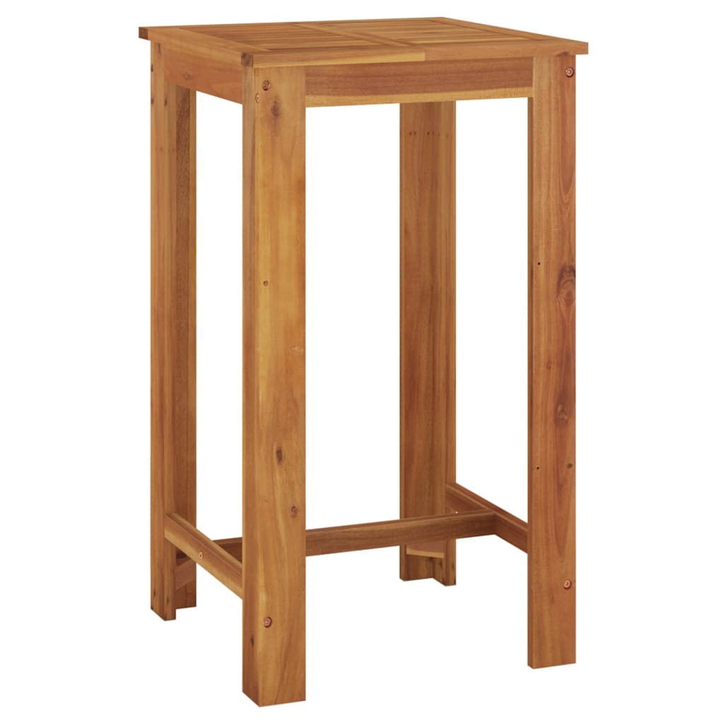Ståbord för utomhusbruk 60x60x105 cm massiv akacia
