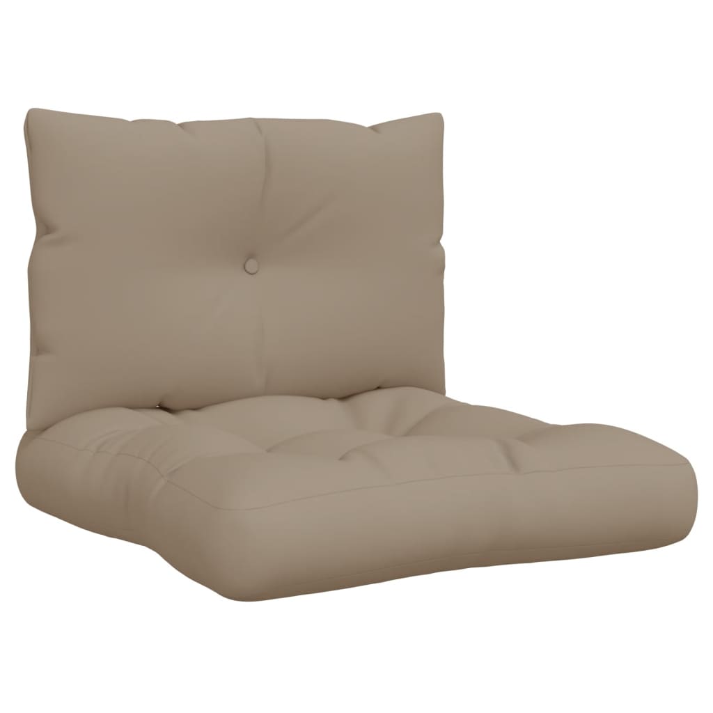 Palldynor 2 st taupe tyg