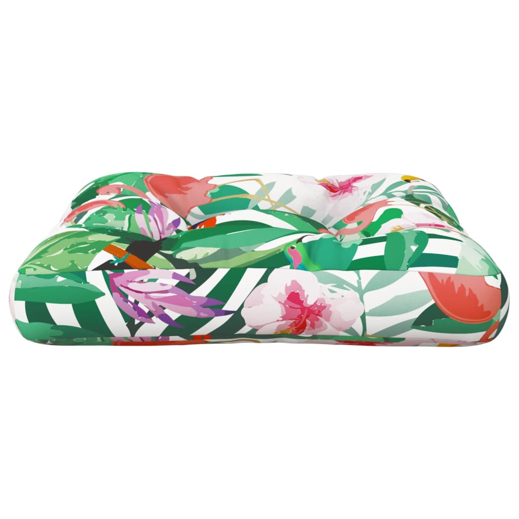 Dyna för pallsoffa flerfärgad 60x61,5x10 cm Oxford-tyg