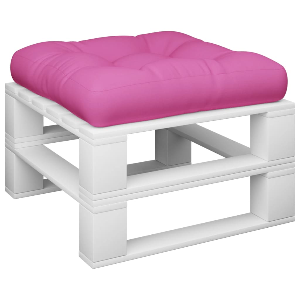 Dyna för pallsoffa rosa 60x61,5x10 cm Oxford-tyg