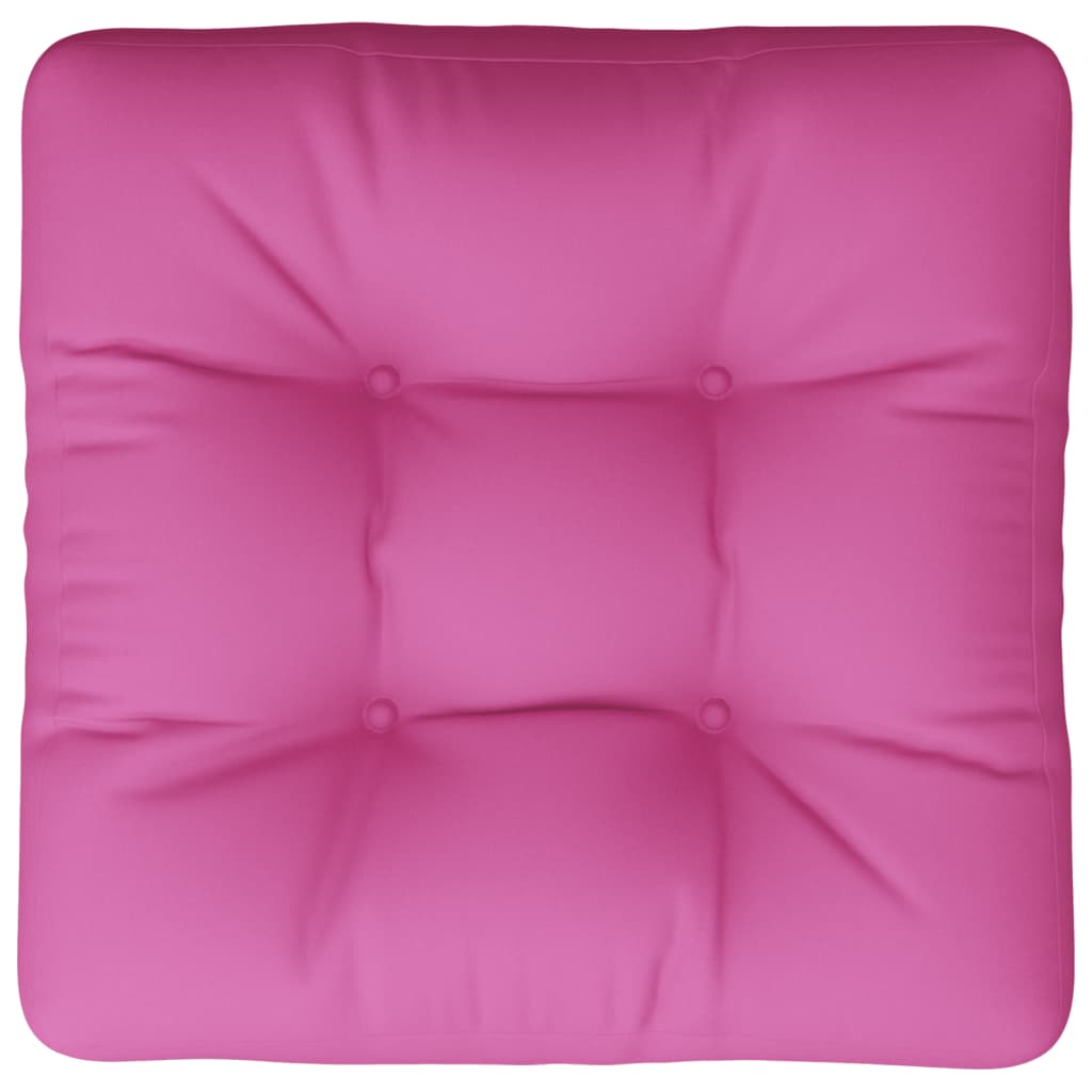 Dyna för pallsoffa rosa 60x61,5x10 cm Oxford-tyg
