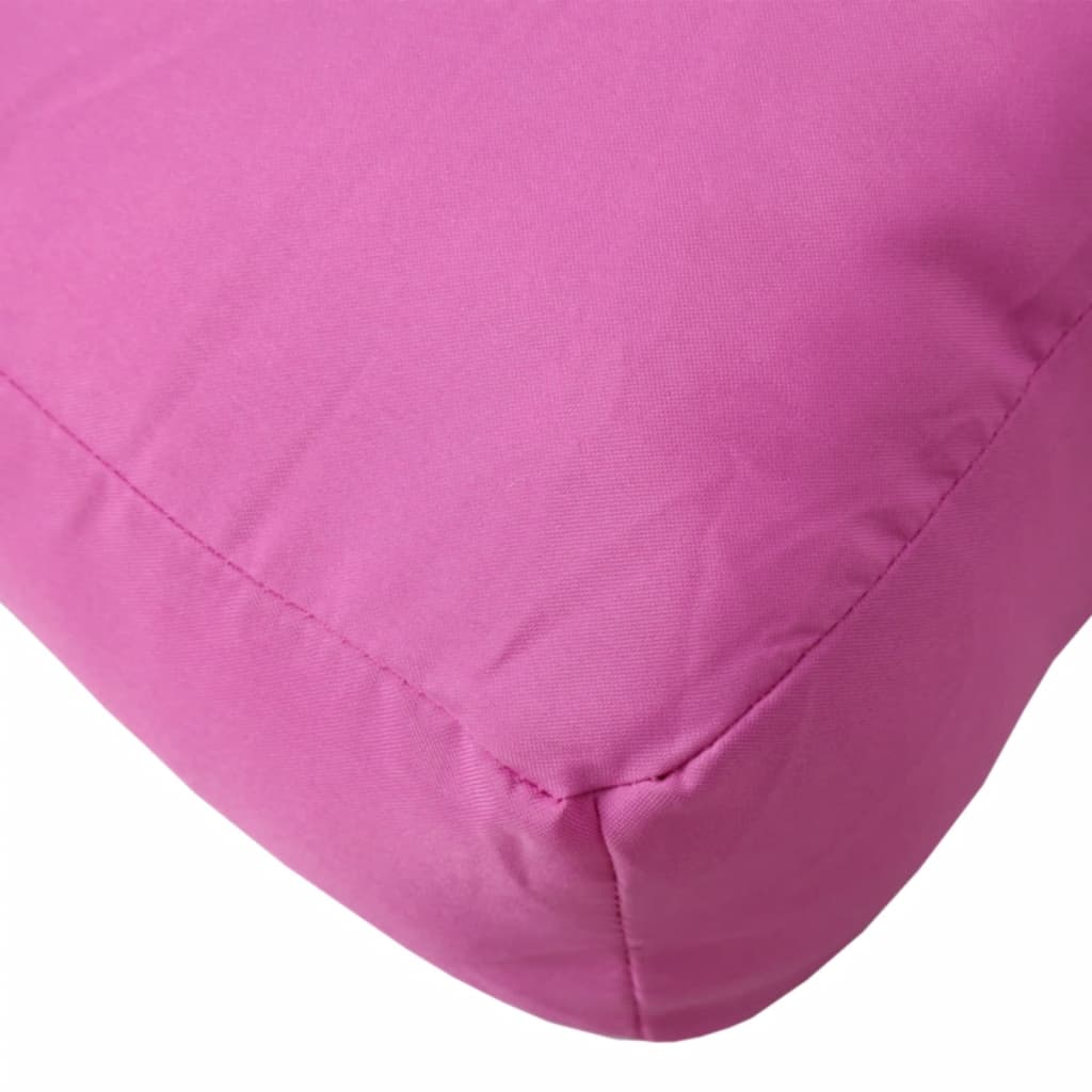 Dyna för pallsoffa rosa 60x61,5x10 cm Oxford-tyg