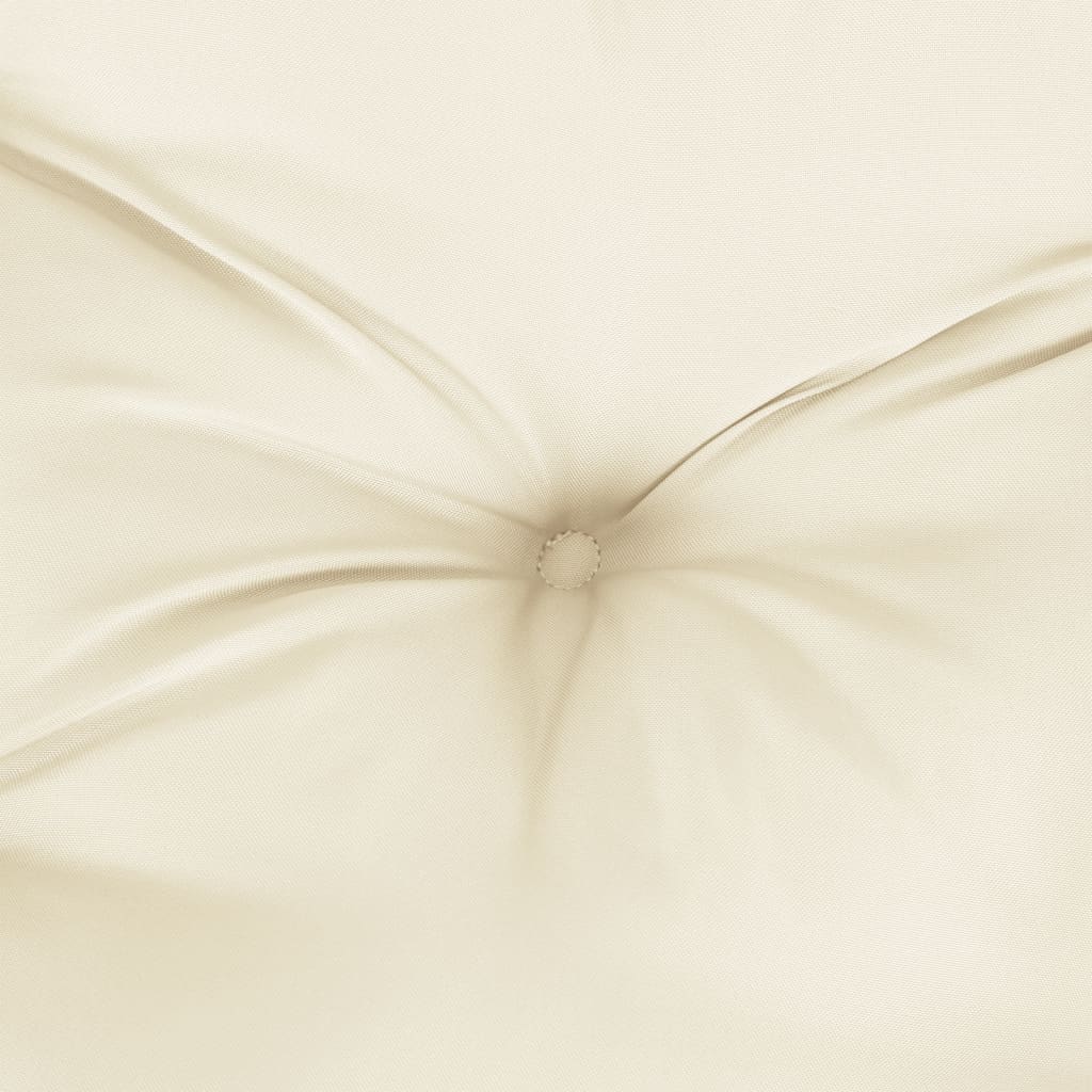 Palldyna gräddvit 58x58x10 cm tyg