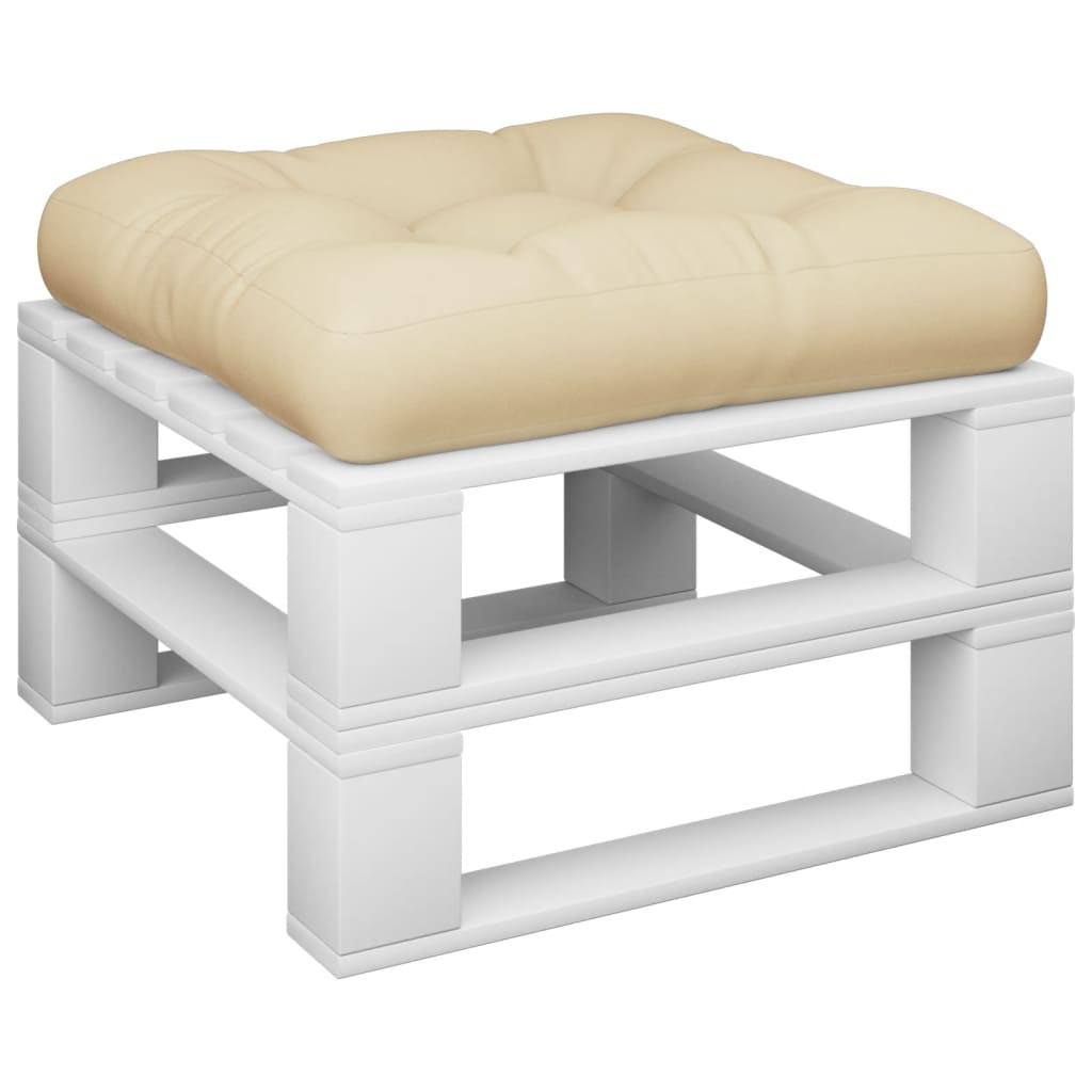 Palldyna beige 58x58x10 cm tyg