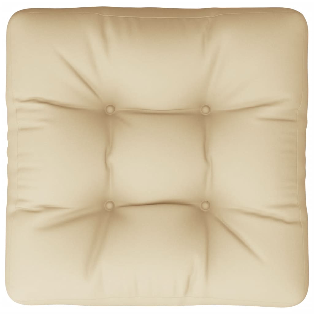 Palldyna beige 58x58x10 cm tyg