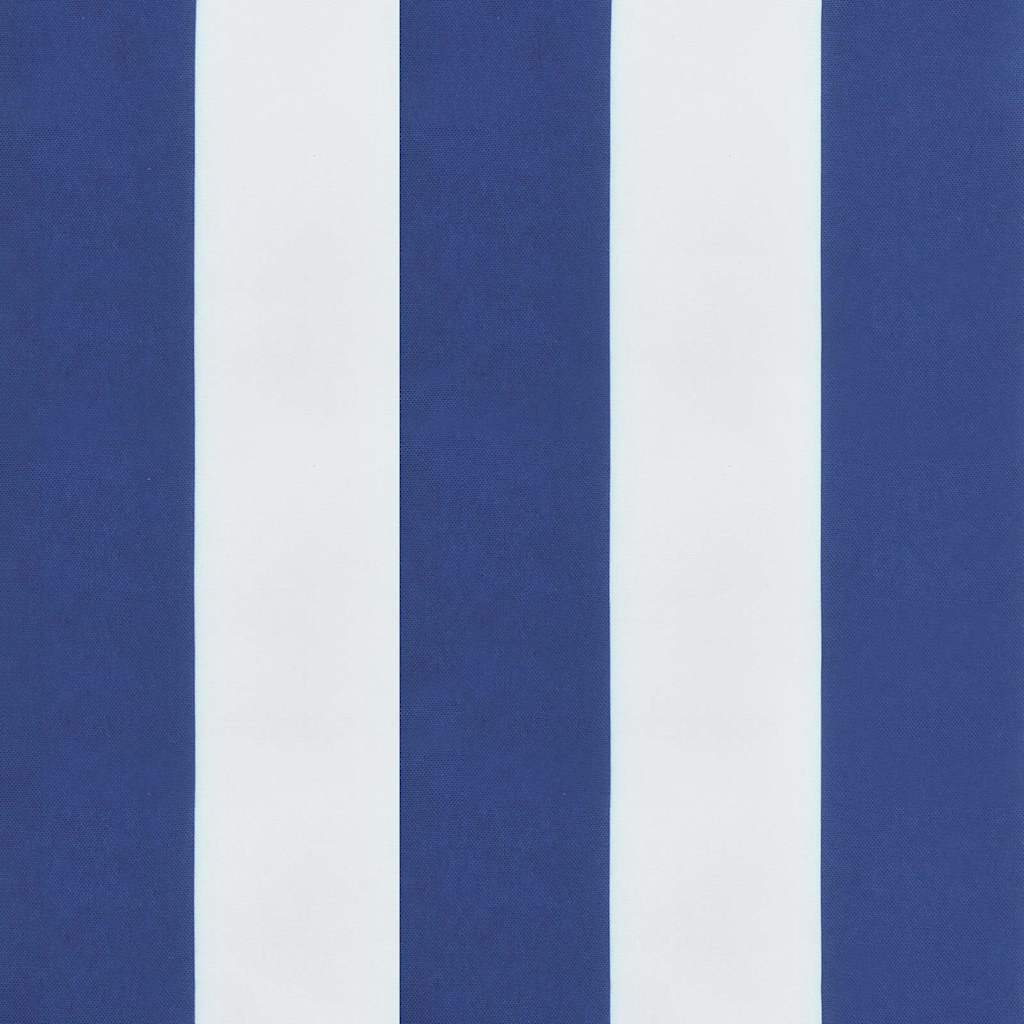Stolsdynor 6 st blå&vit randig 40x40x3 cm tyg