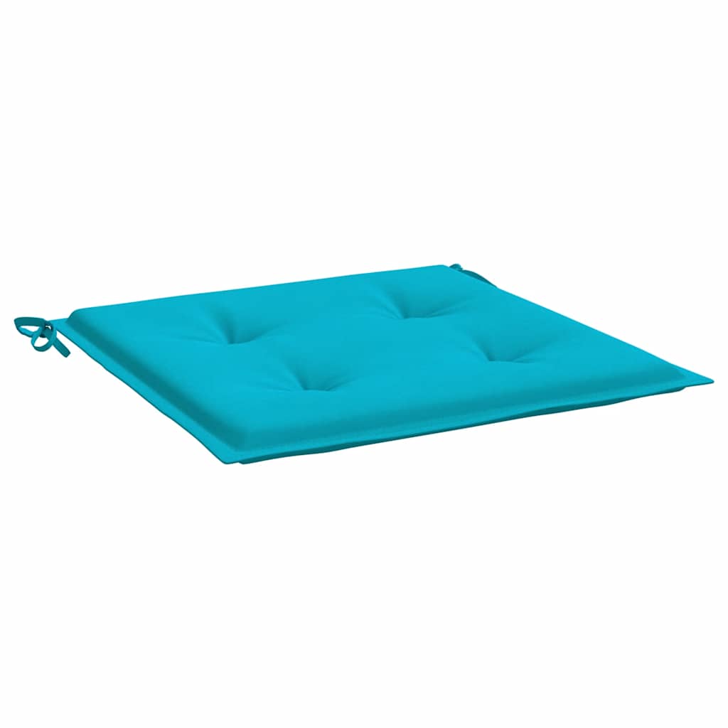 Stolsdynor 6 st turkos 40x40x4 cm tyg