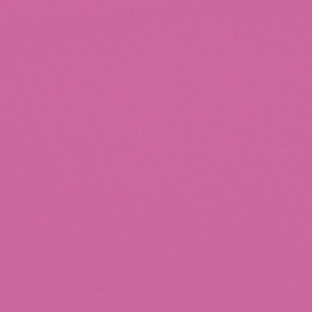 Stolsdynor för stolar med låg rygg 4 st rosa tyg