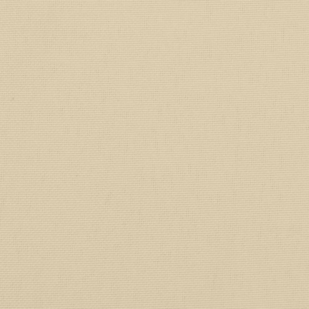 Stolsdynor 4 st beige 40x40x7 cm oxfordtyg