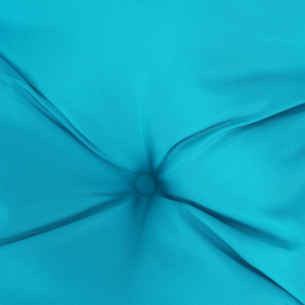 Stolsdynor 2 st turkos 40x40x7 cm tyg