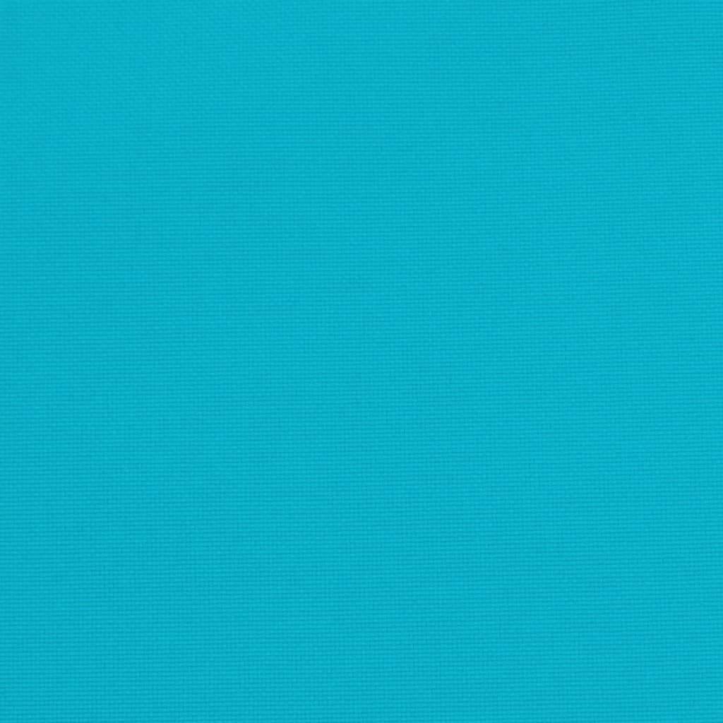 Stolsdynor 2 st turkos 40x40x7 cm tyg