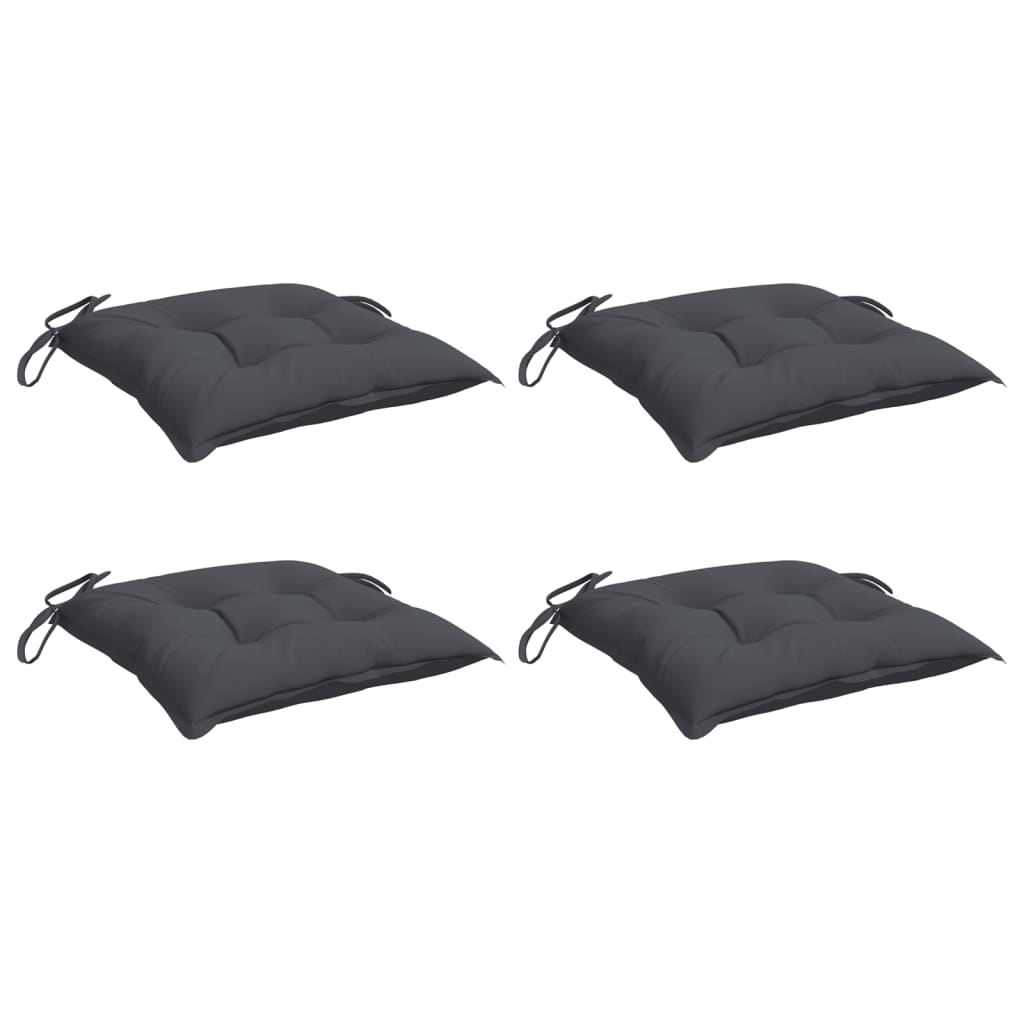 Stolsdynor 4 st antracit 50x50x7 cm oxfordtyg