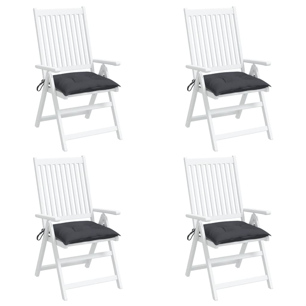 Stolsdynor 4 st antracit 50x50x7 cm oxfordtyg