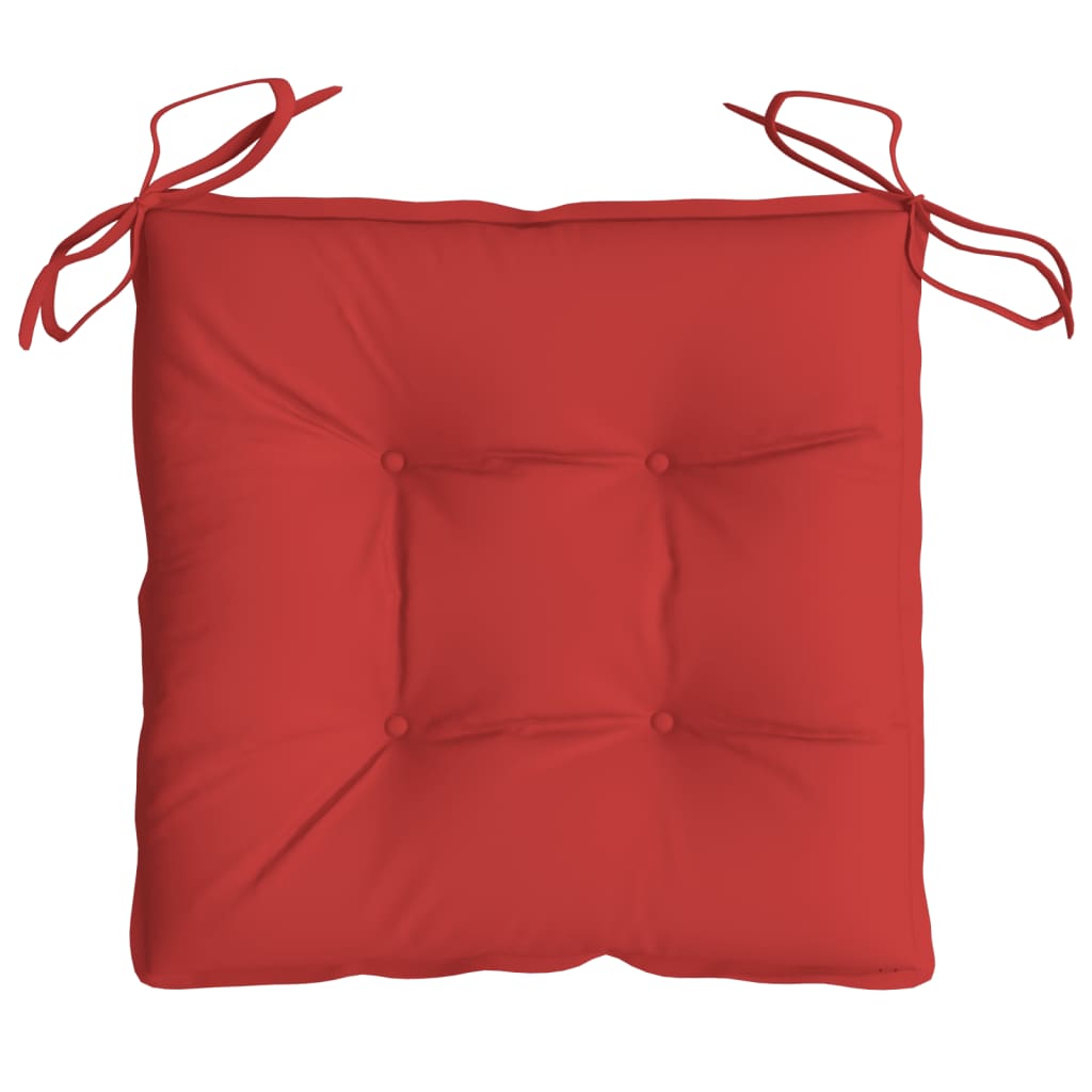 Palldynor 2 st röd 50x50x7 cm oxfordtyg