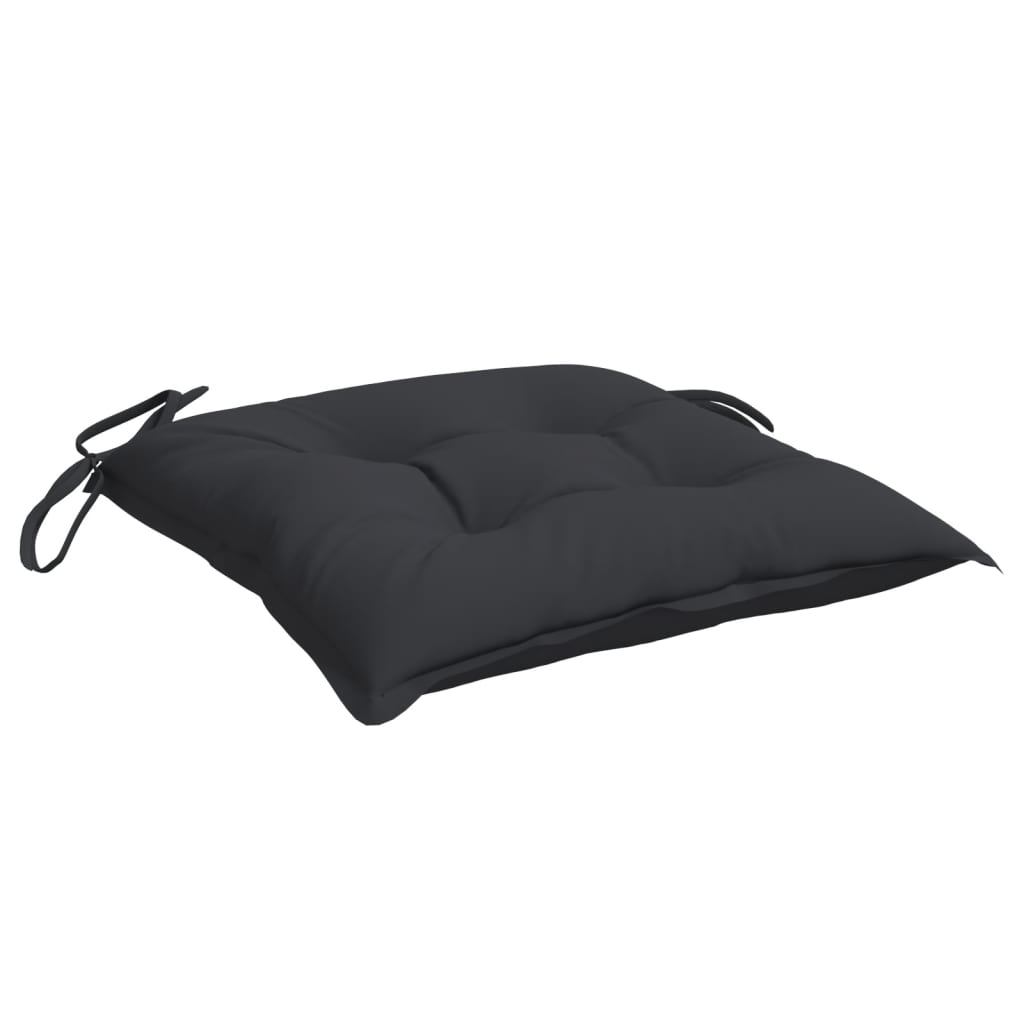 Palldynor 4 st svart 50x50x7 cm oxfordtyg