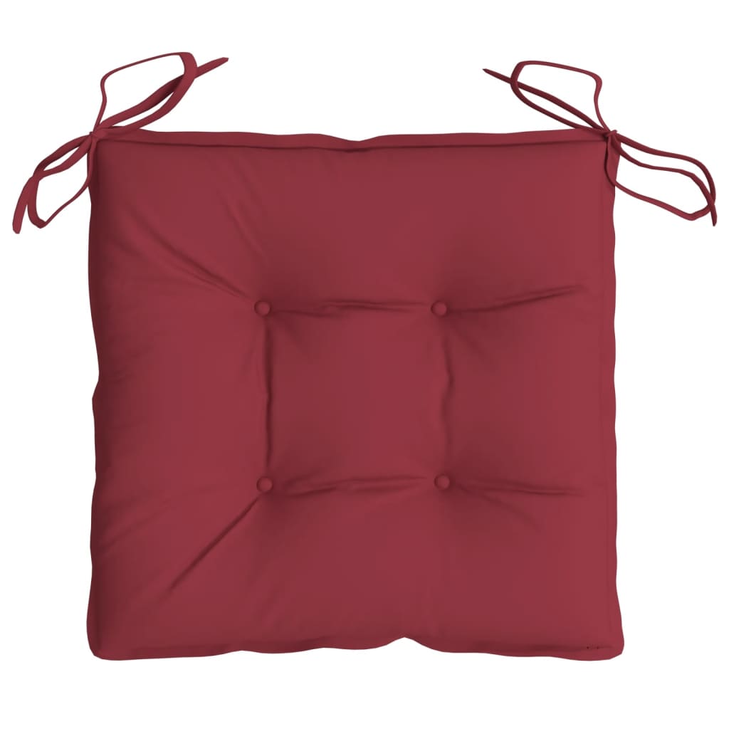 Palldynor 4 st vinröd 50x50x7 cm oxfordtyg